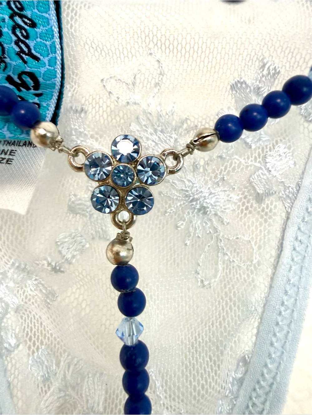 Crystal beaded G string - Picture 3 of 4
